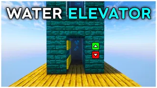 The EASIEST Water Elevator in Minecraft Java 1 21 Tutorial