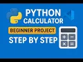Python Simple Calculator in 2 Minutes Beginner Project in VS Code