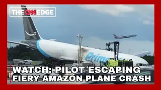 Amazon Cargo Plane Crash: Pilot Makes A Miraculous Escape From Fiery Miami Airport | N18G