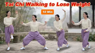 10 Minutes Gentle Tai Chi Walking Workout to Lose Weight, Improve Mobility & Feel More Energized