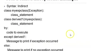 User Defined Exceptions in Python