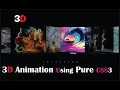 Pure CSS 3D Image Transition HTML CSS