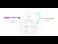 Take value form user make a table using React js Object store in Array