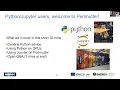 Using Python and Jupyter on Perlmutter