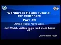Wordpress Hooks Tutorial for beginners from scratch Action hook save - post