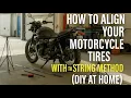 How to Align Your Motorcycle Tires with the String Method DIY at Home