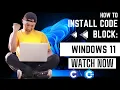 HOW TO INSTALL CODE BLOKS C - COMPILER ON WINDOWS 11