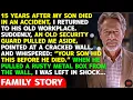 15 Years After My Son Died A Security Guard Told Me Your Son Hid This Inside The Wall