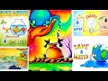 Save Water Save Life Water Day Poster Conservation Drawing