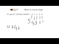 Easy Modulo 11 check digit verification Pre Release Material 2020 IGCSE Computer Science