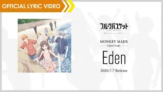 YouTube影片, 內容是魔法水果籃 第二季 的 後期片尾曲「Eden」MONKEY MAJIK