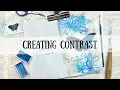 Mixed Media Contrast Easier Than You Think Prompt Create Repeat