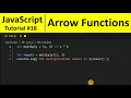 JavaScript Tutorial 18 - Arrow Function in JavaScript Programming For Beginners