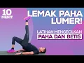 PAHA LEBIH RAMPING! 10 Menit Olahraga Mengecilkan Paha dan Betis! | Workout Seluruh Tubuh