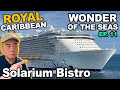 Solarium Bistro Restaurant Wonder of the Seas Royal Caribbean Cruise