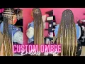 Custom Ombre Knotless Braids l Blonde Ombre Braids l PolishedbyTesia
