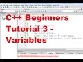 C Tutorial for Beginners 3 - Understanding Variables