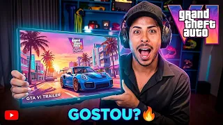 RENATO GARCIA REAGINDO AO TRAILER DO GTA VI NA NETFLIX!! 😱