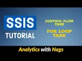 For Loop Task Control Flow Task in SSIS Tutorial