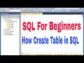 How to create Database in Sql How to Create table in Sql server insert update delete step by step