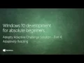 UWP 048 Adeptly Adaptive Challenge Solution Part 4 - Adaptively Resizing