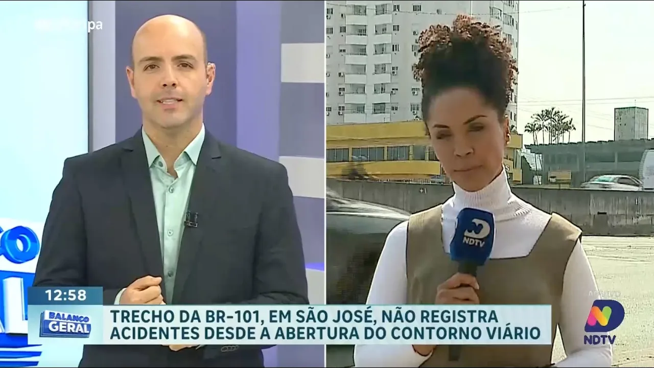 Após abertura do Contorno Viário, BR-101 em São José não tem acidentes