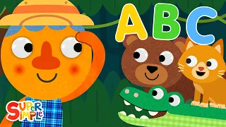 Sing The Animal Alphabet | Learn an animal for each letter! | Super Simple ABCs