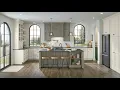 Culver Thicket Agreeable Gray and Foxhall Green Kitchen