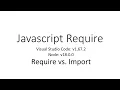 Javascript Require
