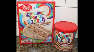 Download Cinnamon Toast Crunch made with Cinnadust Cake Mix \u0026 Cinnadust Frosting Review MP3