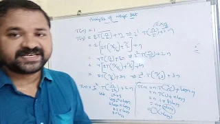 analysis of merge sort merge sort time complexity analysis