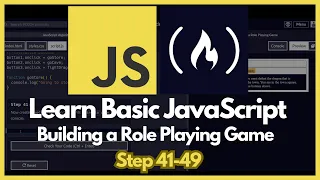 freecodecamp - Learn Basic JavaScript by Building a Role Playing Game