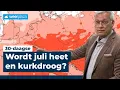 Warm zomers weerbeeld in juli? | 30-daagse
