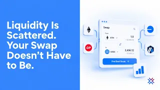 Liquidity Is Scattered. Your Swap Doesn’t Have to Be.