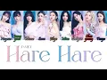 Download Lagu TWICE (トゥワイス) -  Hare Hare Kan/Rom/Eng Color Coded Lyrics