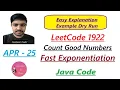 Count Good Numbers LeetCode 1922 Fast Exponentiation Java Code Developer Coder