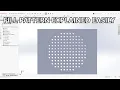 SolidWorks Fill Pattern SolidWorks Tutorial