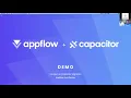 Live Demo Building Capacitor Apps in Ionic Appflow
