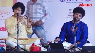  mklive a rare jugalbandi mahesh kale with rakesh chaurasia live in pune for lokmat diwali 2019