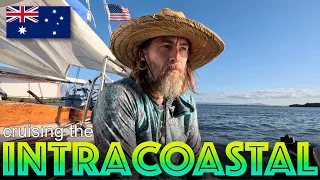 Cruising inside the Intracoastal waterway to the Brisbane River & Snorkeling a Shipwreck!