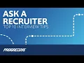 Progressive recruiter s top 10 tips for being confident in an interview