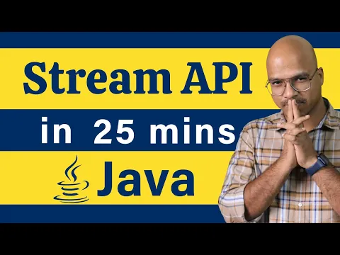 Stream API in Java - YouTube thumbnail