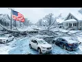 Lagu Chaos in USA !❄️ Mississippi \u0026 Tennessee Hit by Extreme Ice Storm, Freezing Roads and Toppling Trees