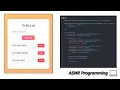 ASMR Programming Creating a To-Do App with HTML CSS JavaScript No Talking