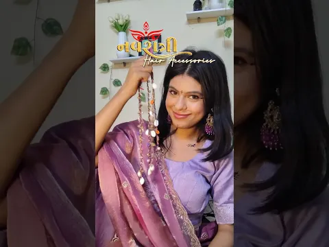 Navratri Hair Braids Under 100rs #navratri #handmade #navratrispecial #outfit #diy #viral #ytshorts