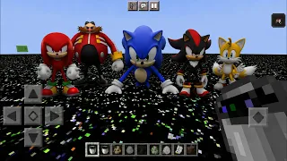 Pibby Glitch Sonic MOD in Minecraft PE