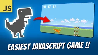 Chrome s Dino Game Clone in 25 minutes JavaScript Project Tutorial