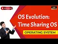 Time sharing Operating system Evolution of operating system Types of operating system