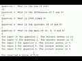 Applied IT Project - Basic Arithmetic Quiz in Java