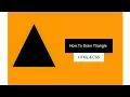 How To Make Triangle Shape in Html Css